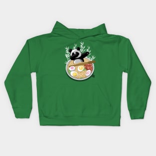 Dub ramen panda Kids Hoodie